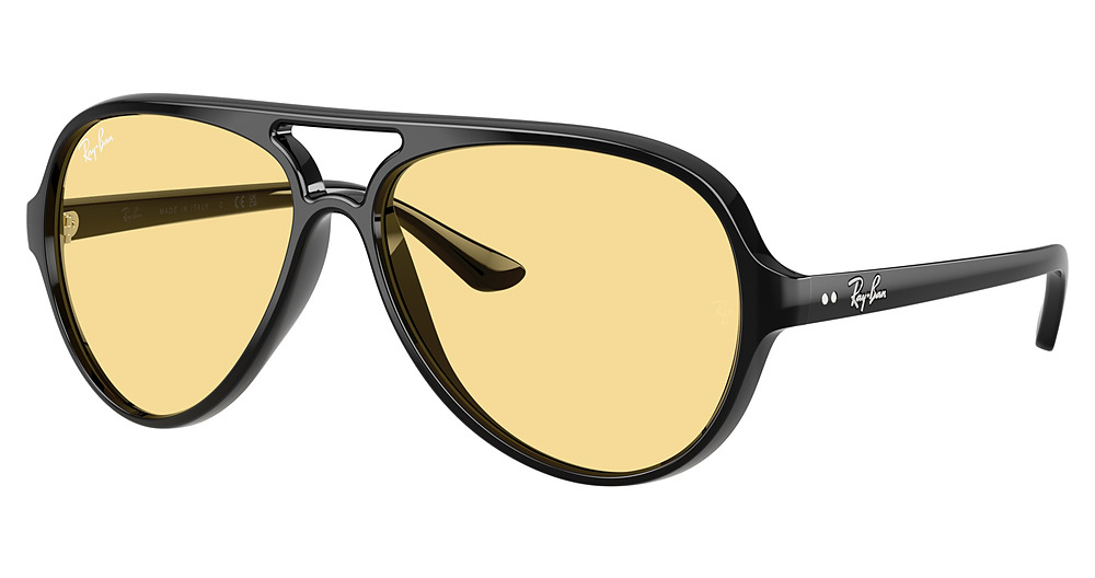 Ray-Ban RB4125 CATS 5000 sunglasses in Black/Yellow