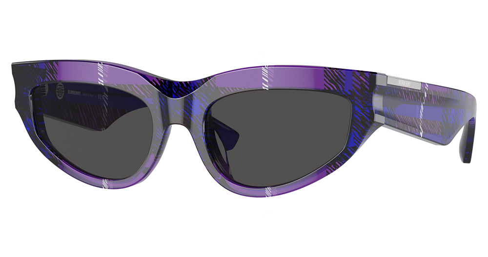 CHECK VIOLET / DARK GREY