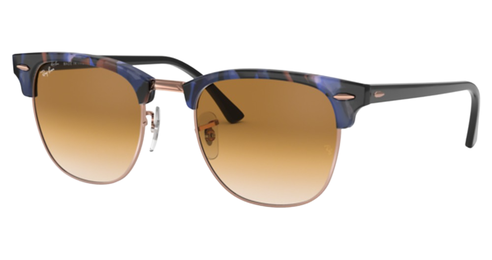 SPOTTED BROWN/BLUE / CLEAR GRADIENT BROWN