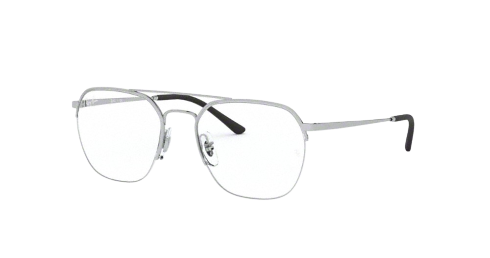 Ray-Ban RX6444 aviator eyeglasses in Silver