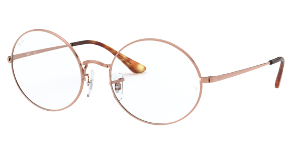 Ray-Ban RX1970V round eyeglasses in Copper