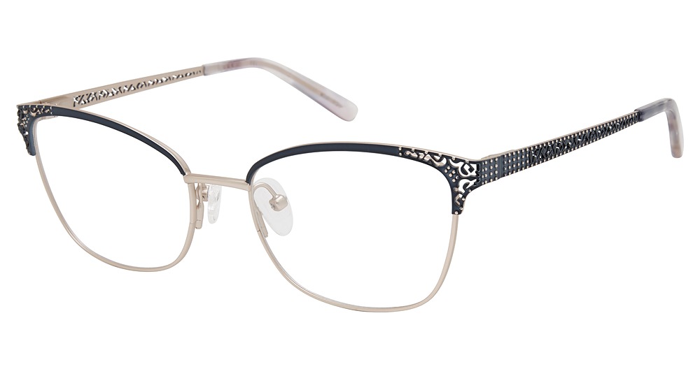 NAVY/ROSE GOLD
