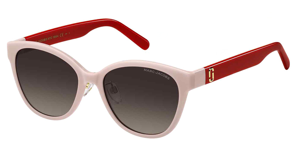 Marc Jacobs MARC 648/G/S cateye sunglasses in Pkrd/Brown Shaded
