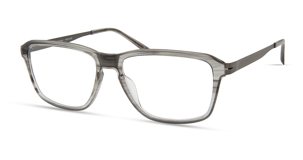 Modo 4555 rectangle eyeglasses in Grey Textured