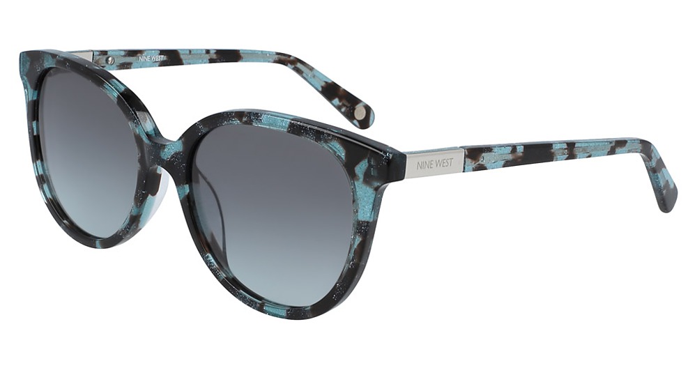 (440) TEAL GLITTER TORTOISE
