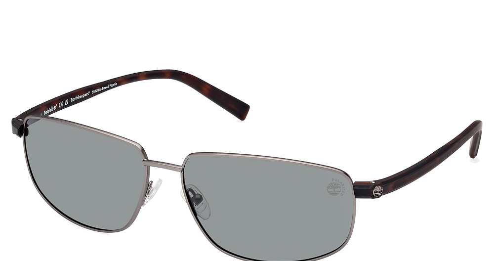 matte gunmetal / green polarized