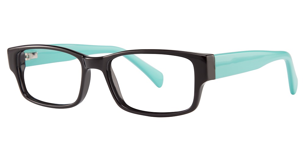 black/turquoise