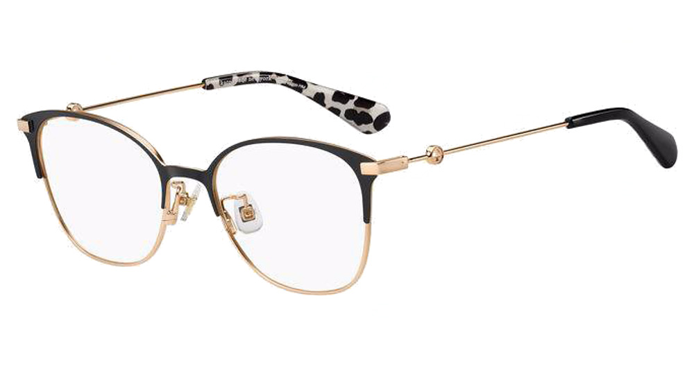 Kate Spade ALAYNA/F rectangle eyeglasses in Black