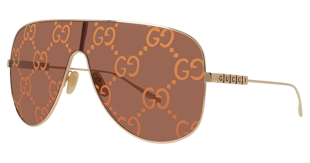 Gucci GG1436S sunglasses in Gold/Red