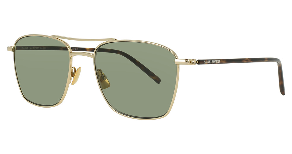 Saint Laurent SL 866 aviator eyeglasses in Gold