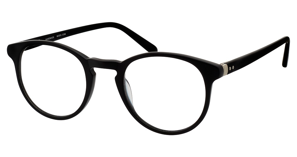 Modo 6527 round eyeglasses in Black