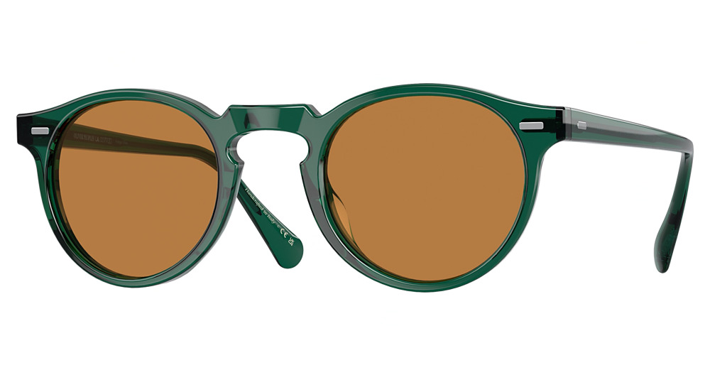 TRANSLUCENT DARK TEAL / COGNAC