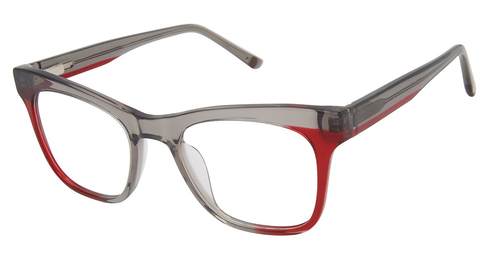 grey/red