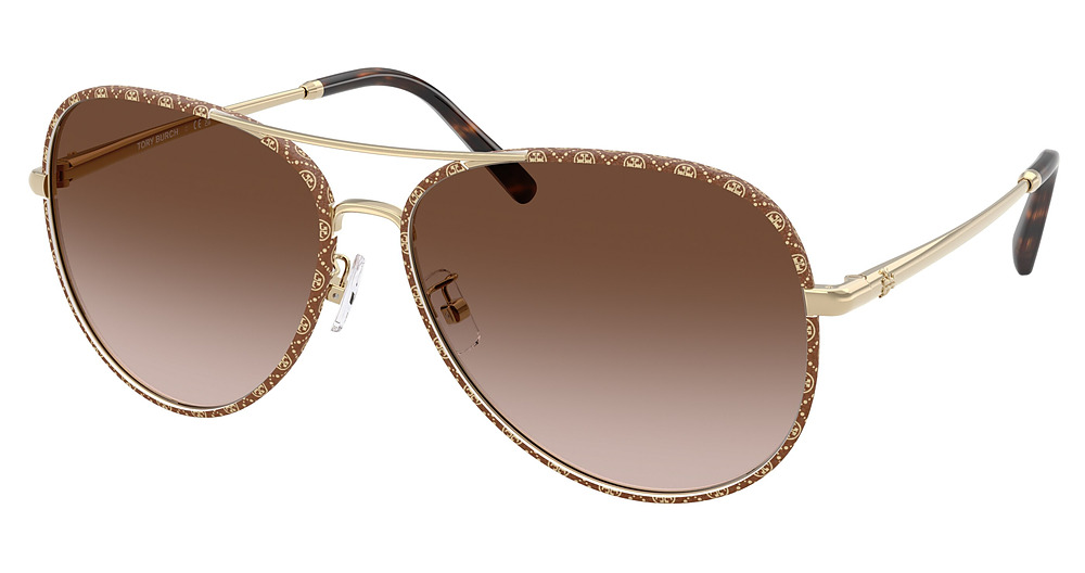 LIGHT GOLD/BROWN MONOGRA / BROWN GRADIENT