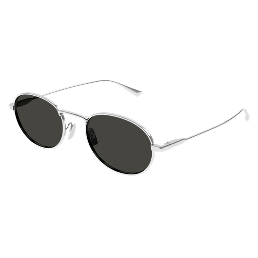Saint Laurent SL 799 round eyeglasses in Silver