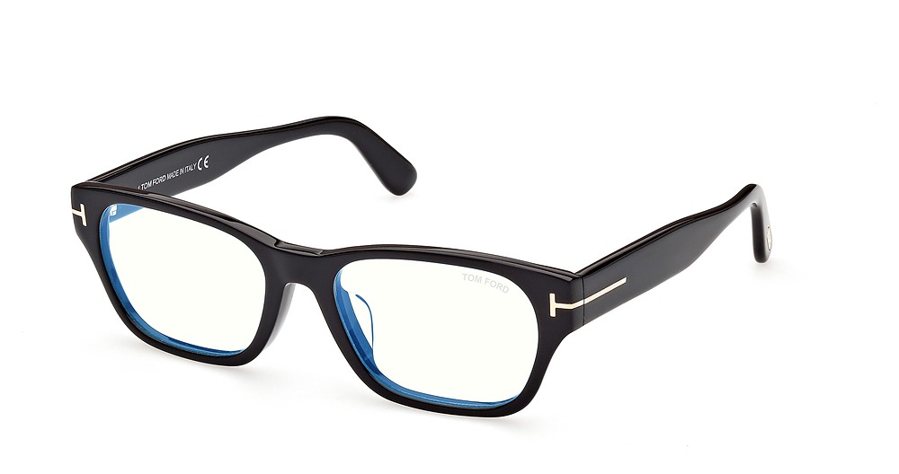 Tom Ford FT5781-D-B square eyeglasses in Shiny Black