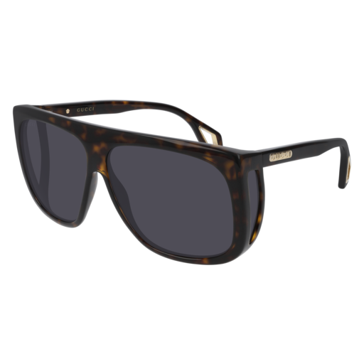 Gucci GG0467S rectangle sunglasses in Havana