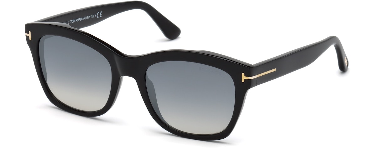 Shiny Black, Rose Gold T Logo/ Grad. Smoke Lenses, Silver Flash