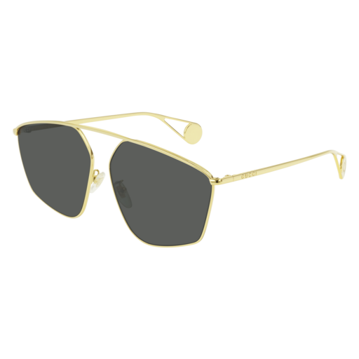 Gucci GG0437SA rectangle sunglasses in Gold