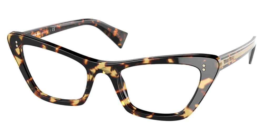 Miu Miu MU 03TV cateye eyeglasses in Light Havana
