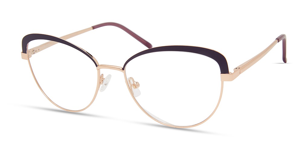 Rose Gold/Aubergine