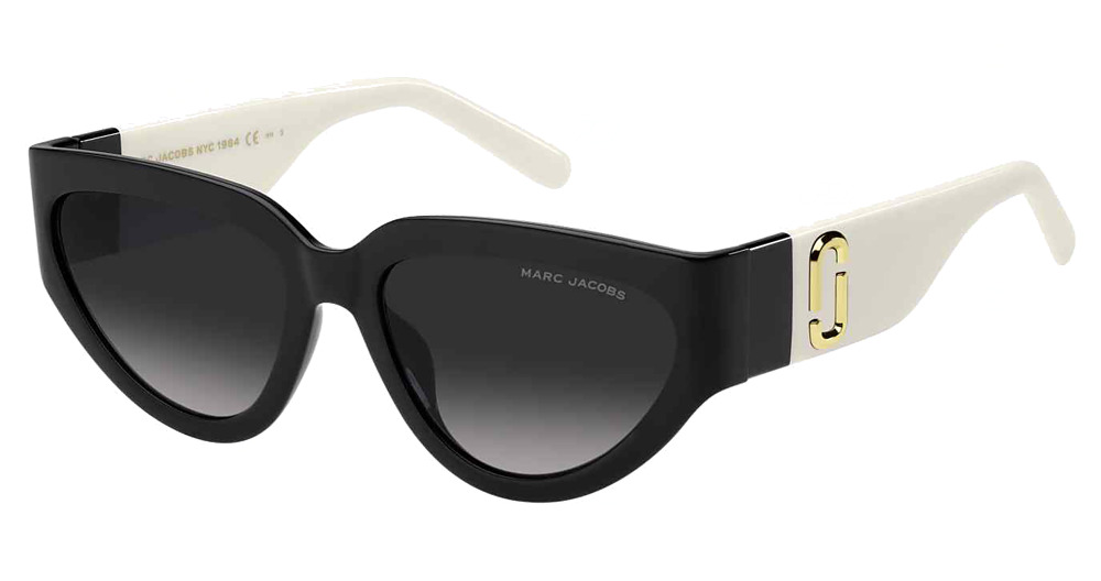 Marc Jacobs MARC 645/S cateye sunglasses in Blackwhte/Dark Grey Shaded