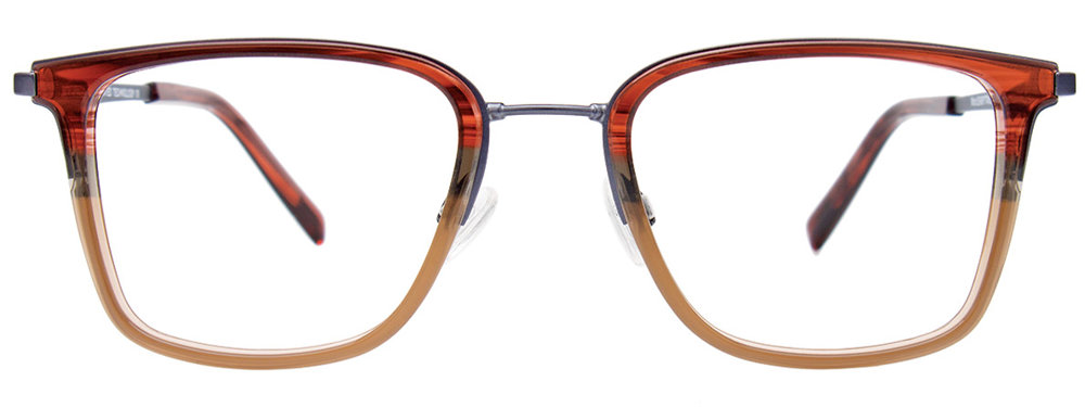 Striped Brown & Greyish Blue & Light Brown