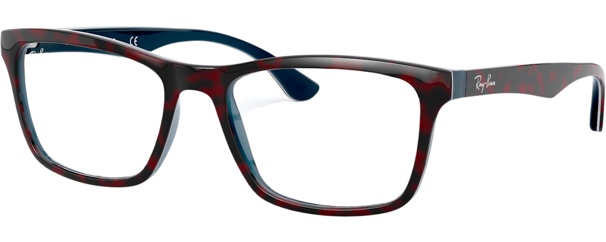 TOP RED HAVANA ON OPAL BLUE