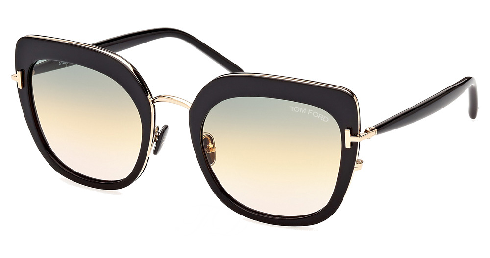 shiny black / gradient smoke