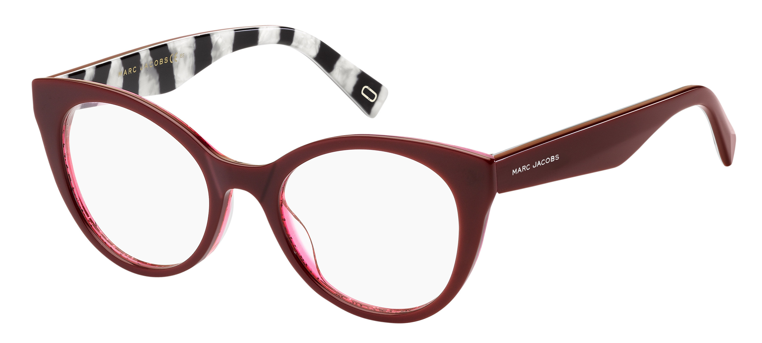 Marc Jacobs Marc 238 cateye eyeglasses in Red Glitter Gold