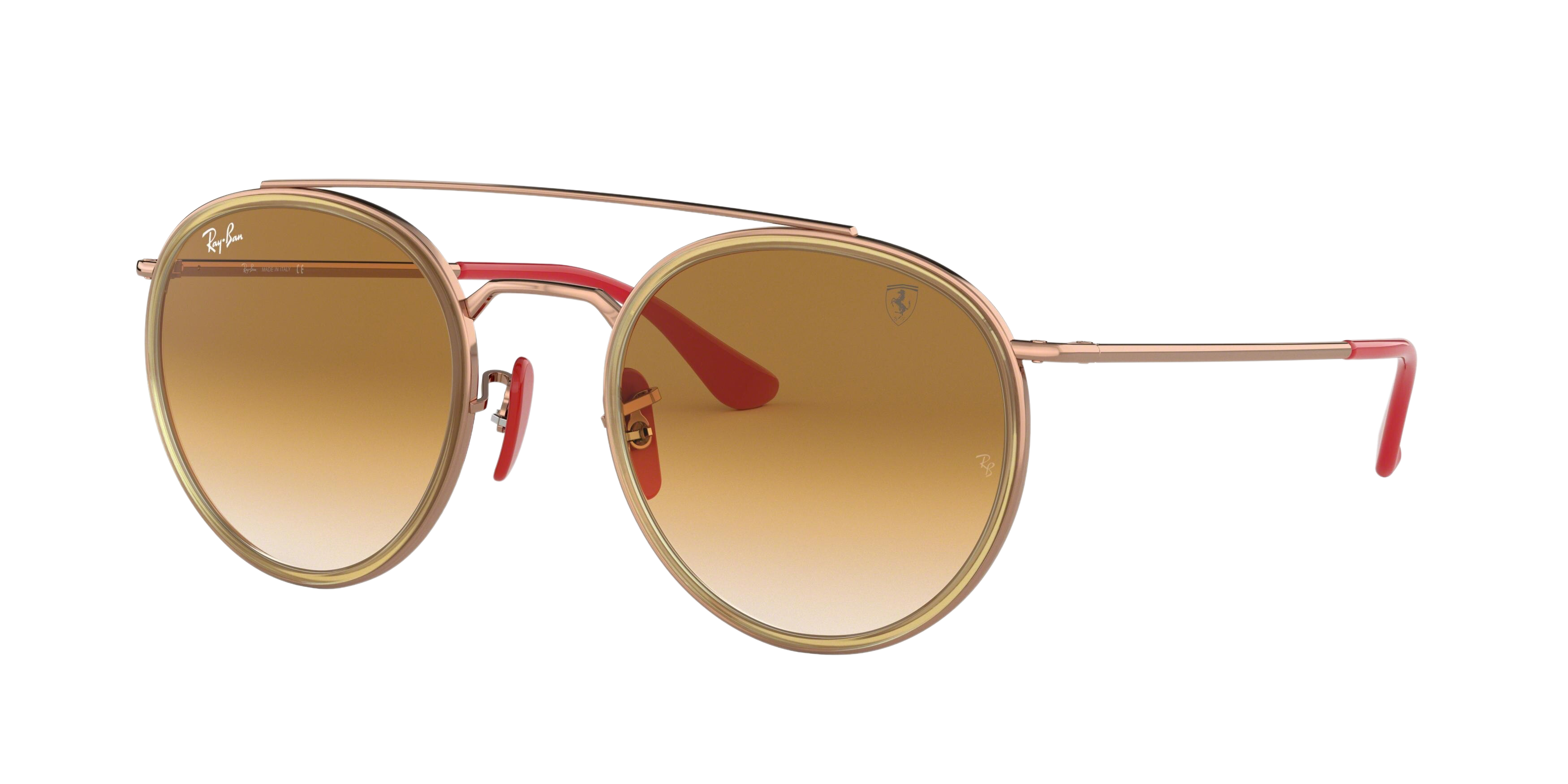 Ray-Ban RB3647M round sunglasses in Copper