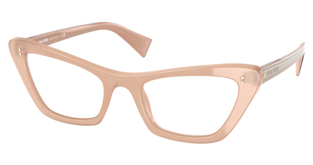Miu Miu MU 03TV cateye eyeglasses in Opal Pink