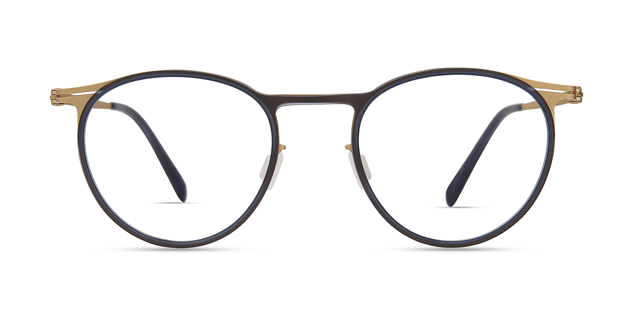Modo 4416 round eyeglasses in Navy Crystal