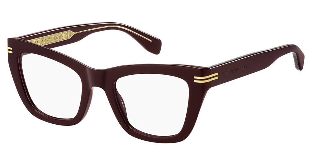 Marc Jacobs MJ 1114/US rectangle eyeglasses in Burgundy