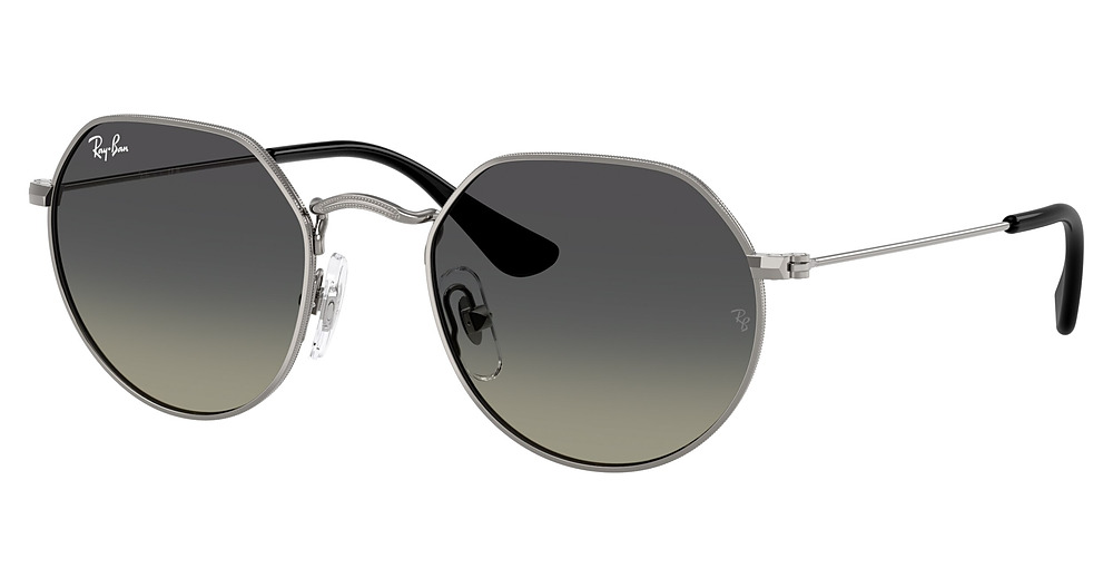 Ray-Ban RJ9565S JUNIOR JACK round sunglasses in Gunmetal/Grey Gradient