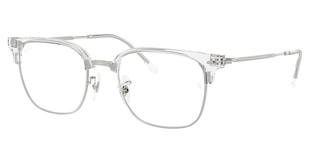 TRANSPARENT ON SILVER