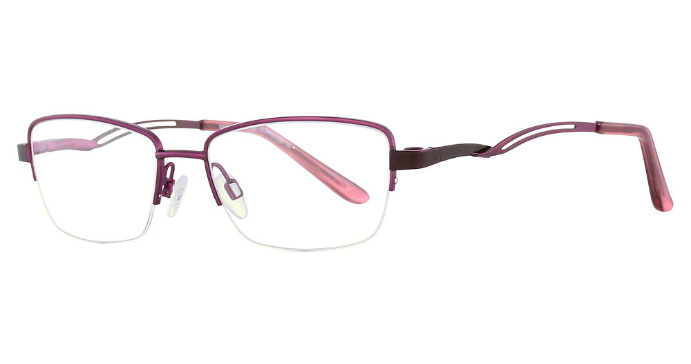 Satin Fuchsia & Dark Red