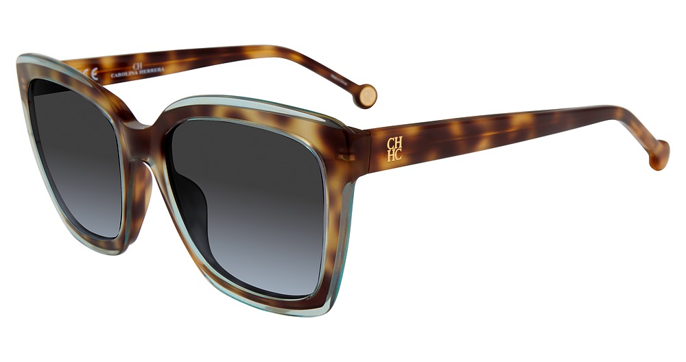 Carolina Herrera SHE788 cateye sunglasses in Tortoise Olive 0 T66