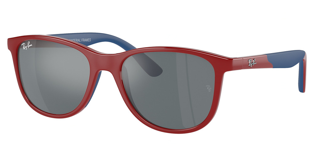 RED ON RUBBER BLU / GREY MIRROR BLACK