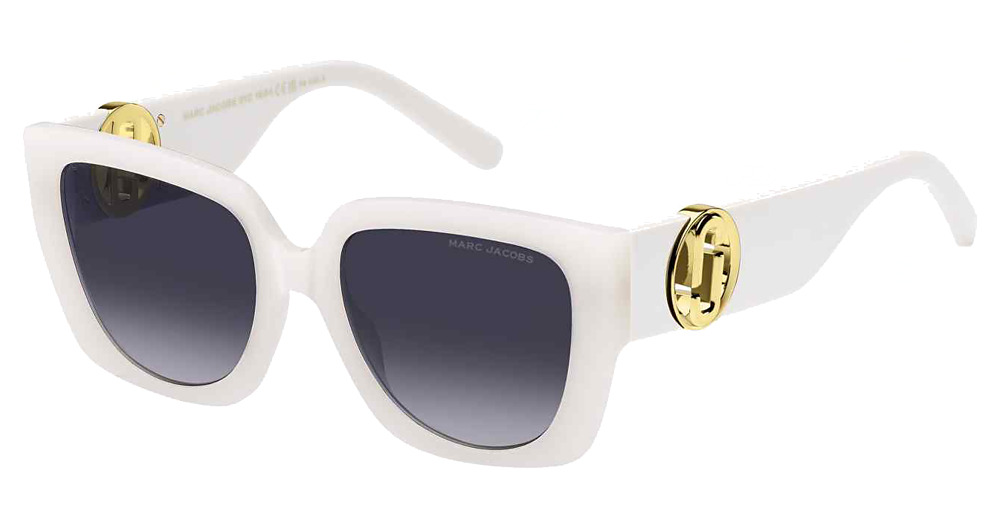 Marc Jacobs MARC 687/S square sunglasses in Ivory/Dark Grey Shaded