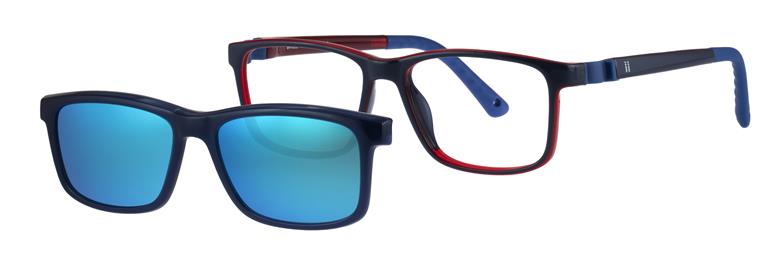 SHINY DARK NAVY/RED