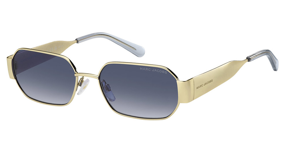 Marc Jacobs MARC 890/S/US square sunglasses in Gold Blue/Dk Blue Shaded
