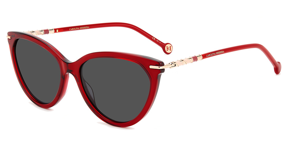 Carolina Herrera HER 0093/S cateye sunglasses in Red/Grey