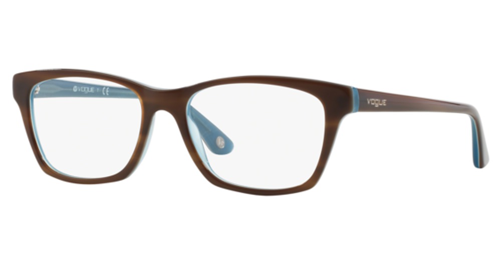 TOP STRIPED BROWN/AZURE