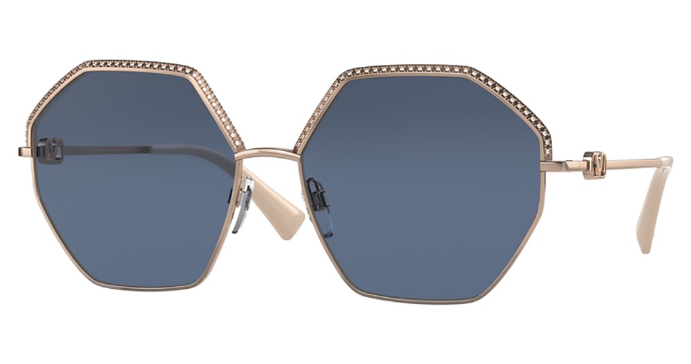 ROSE GOLD / BLUE