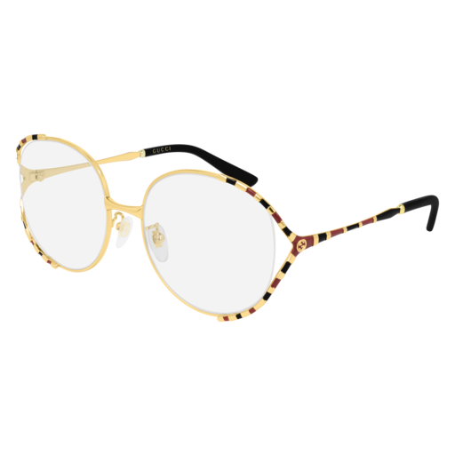Gucci GG0596OA round sunglasses in Gold