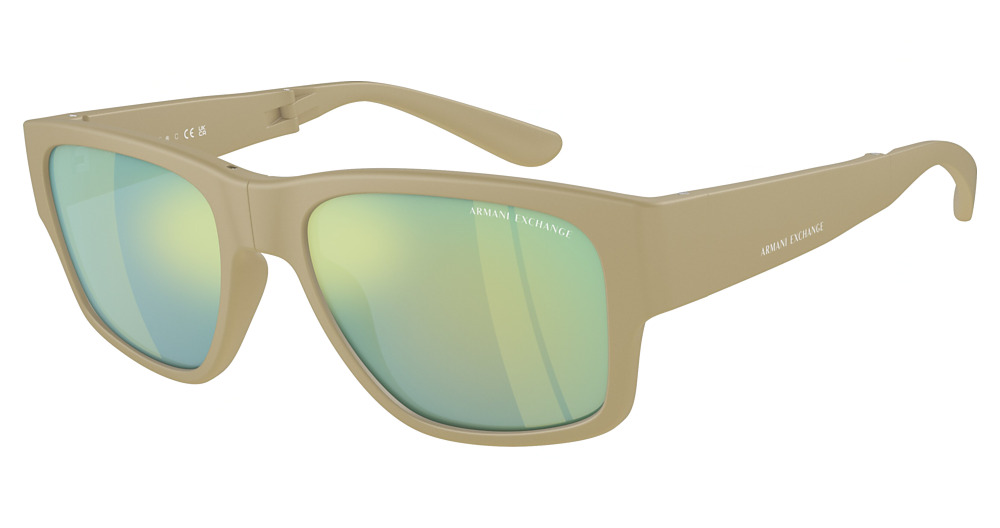 MATTE BEIGE / MIRROR GREEN