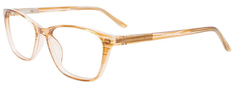 Transparent Striped Light Brown