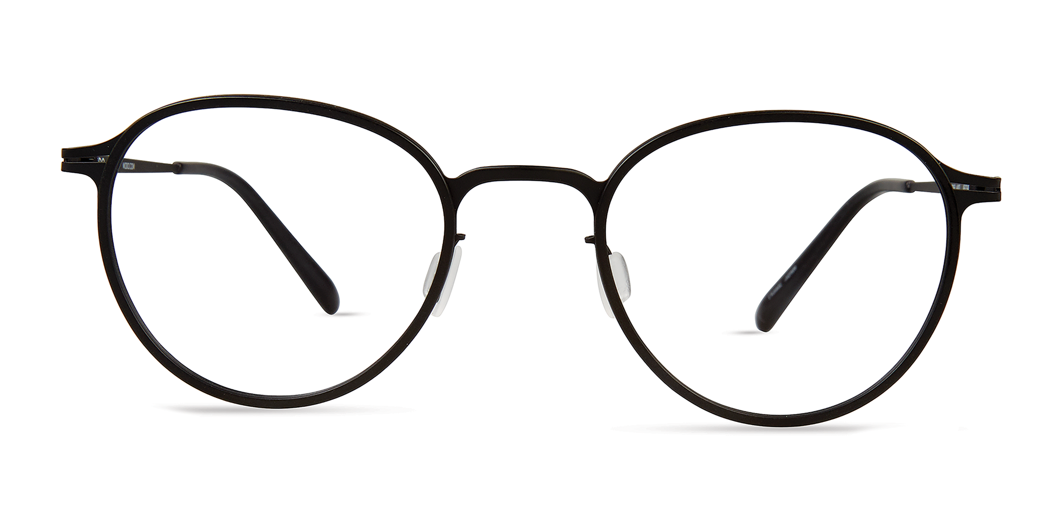 Modo 4410 round eyeglasses in Black