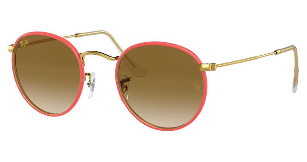 RED ON LEGEND GOLD / CLEAR GRADIENT BROWN